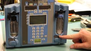 How to Insert IVcassette in AlarisSE 7230 Infusion Pump [upl. by Nesbitt87]