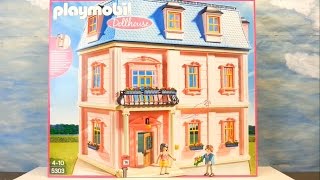 Playmobil Romantisches Puppenhaus 5303 auspacken seratus1 Dollhouse [upl. by Annaoj]