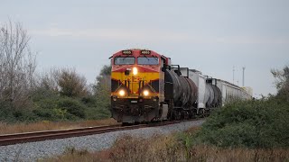 3 Trains on 3 Subdivisions in Southeastern Texas CPKC amp UP 122623 [upl. by Treblah]