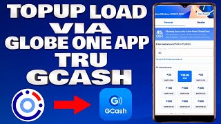 How To Top Up Mobile Load via GlobeOne App tru GCash Account  Tagalog Tutorial [upl. by Indys]