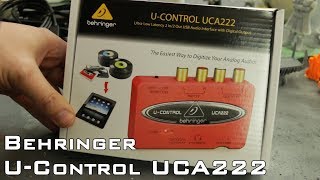 Unboxing  Behringer UControl UCA222 [upl. by Glorianna287]