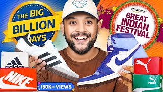 Top ShoesSneakers Offer Deals 2024 🔥 Flipkart Big Billion Days amp Amazon Great Indian Festival Sale [upl. by Yoshi]