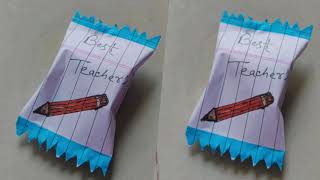 Teachers day gifting ideas Special craft for teachers day  Chocolate Gift Idea Diy easy craft [upl. by Frymire]