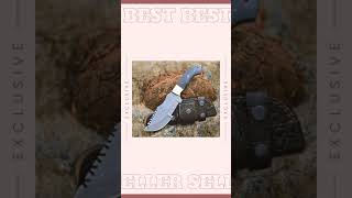 TrailMaster Tracker Knife with Brass amp Bone Handle [upl. by Conner313]