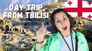 Best Day Trip from Tbilisi Uplistsikhe Cave Town 🇬🇪 [upl. by Heidie]