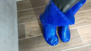 Short Blue wellies2 [upl. by Mateusz]