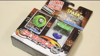 Proto Nemesis AD145D SPARK FX B156A Unboxing amp Review  Beyblade Metal Fury [upl. by Ahsenit]