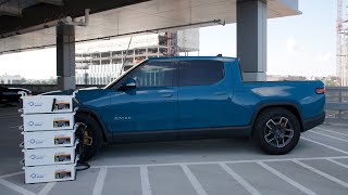 ⚡️ Roadie Portable  Rivian R1T Charging Demo ⚡️ [upl. by Natalie]