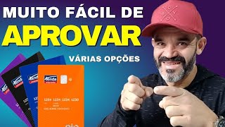 Cartão De Crédito Fácil Aprovação Várias Opções [upl. by Wickman]