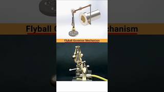 Flyball Governor Mechanism trending 3d automation shorts [upl. by Dnumde690]