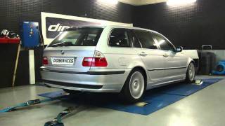 Reprogrammation moteur BMW 330d e46 204cv  258cv dyno Digiservices [upl. by Soule]