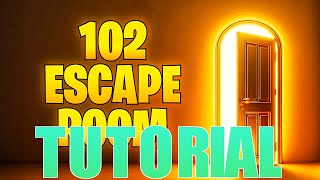 102 ESCAPE ROOM ALL LEVELS FORTNITE TUTORIAL [upl. by Paolina]