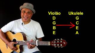 Como transformar um violão em ukulele  Canal Marcelo Serralva [upl. by Yenruoc]