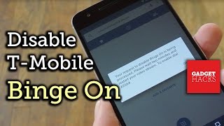 Disable or Enable TMobiles Binge On Video Service HowTo [upl. by Holzman467]