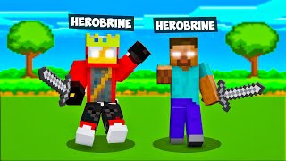 Minecraft but I Became Real Herobrine [upl. by Hgalehs]