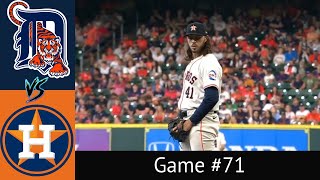 Astros VS Tigers Condensed Game 61524 [upl. by Enilrac]