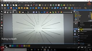How to Create Fluting Toolpath in Artcam  by GS Zone [upl. by Muncey]