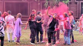 SALKO PATA TAPARI HUNE NEPALI SONG DANCE  HOLI IN BANGLADESH  NEPALI IN DHAKA BANGLADESH [upl. by Nnyw]