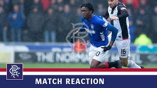 REACTION  Ovie Ejaria  St Mirren 02 Rangers [upl. by Jamel]