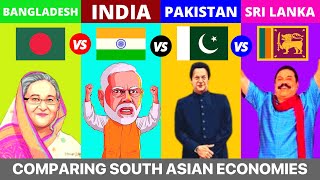 India vs Pakistan vs Bangladesh vs Sri Lanka  Country Comparison 2022 [upl. by Nawuj]