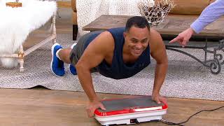 PowerFit Elite Vibration Platform with Exercise Bands and Remote on QVC [upl. by Cirri]