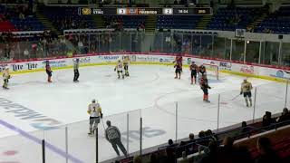 Adam Ruzicka first career OHL hat trick [upl. by Yentyrb]