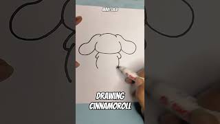 how to draw cinnamoroll  drawing drawingtutorial cinnamoroll [upl. by Neyugn20]