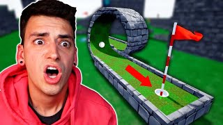 HOLEINONE ONLY MINI GOLF with RyanBrackenGaming Golf It [upl. by Dyl]