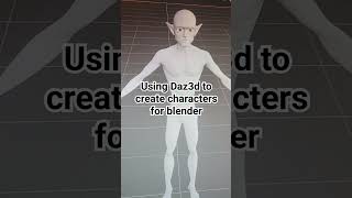 Using Daz3d to create characters for blender [upl. by Davey434]