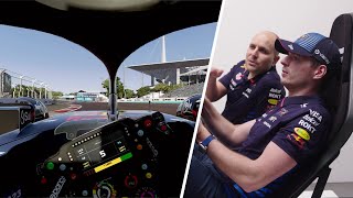 Can Max Complete A Clean Lap of Miami  Oracle Virtual Laps [upl. by Byrann138]