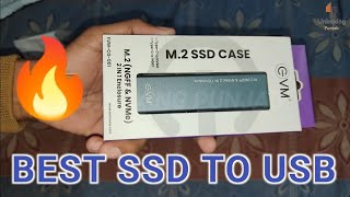 Unboxing Best EVM SSD Converter Ultra Speed  Best SSD to USB Converter [upl. by Lenej325]