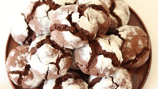 МЕГАШОКОЛАДНЫЕ ПРЯНИКИ с ТРЕЩИНКАМИ🍫 простой рецепт🍫 Chocolate crinkles [upl. by Bevon]