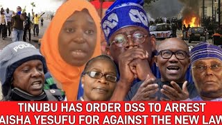 TENSION TINUBU HAS ORDER DSS TO AŘŔEŠT AISHA YESUFU FOR NOT RESITTING THE NATIONAL ANTHEM [upl. by Nrubua503]