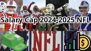 Tope salarial o Salary Cap de la NFL¿Qué equipos tienen dinero y quienes tendrán que hacer ajustes [upl. by Aramenta]