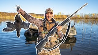 FLOODED Farm COOT Duck Hunting Challenge CATCH CLEAN COOK [upl. by Nally43]