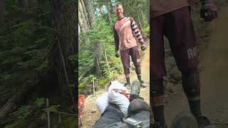 Penthrox Inhaler Broke my tib and fib at whistlerbikepark [upl. by Aseek]