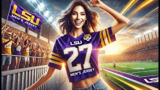 🏈 Blue 84 Mens Hoodie Team Color Football  Best LSU Jersey Men 💜 [upl. by Minnaminnie430]