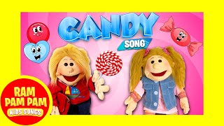 Candy Song with Puppets  RamPamPam Kids Songs  Nursery Rhymes amp Children Songs [upl. by Pollerd]