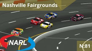 NR2003 Multyplayer NARL Nashville Fairgrounds N81 [upl. by Akelam]