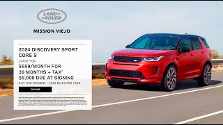 Lease a 2024 Land Rover Discovery Sport  Land Rover Mission Viejo [upl. by Bergin]