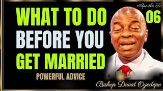 Bishop David Oyedepo Messages 2023  Before Getting Married [upl. by Nibur]