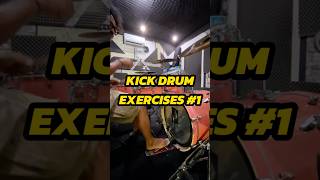 Kick drum exercises part1  drumlesson drums drumming drumlessons belajardrum kursusdrum [upl. by Noroj283]