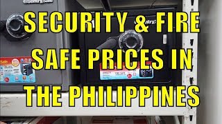 Security and Fire Safe Prices In The Philippines [upl. by Morie]