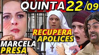 O CRAVO EA ROSA Capitulo Completo HOJE 220922 [upl. by Adiene]