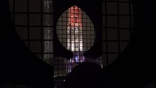 Utrecht NL kerkklokken Domtoren deelgelui tijdens lichtshow [upl. by Farrica]