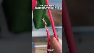 7Core Wire Twisting Technique  DIY  TechnoHUB [upl. by Alegnaed]