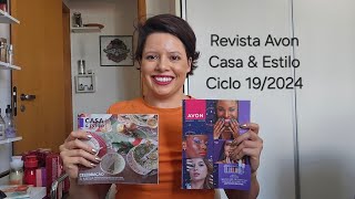 Revista Avon Cada amp Estilo Ciclo 192024 Presentes de Natal revistaavon revista casa [upl. by Lovash865]