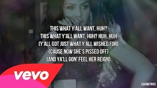 Lil Kim  Identity Theft Lyrics Video HD [upl. by Raye647]