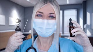 ASMR Ear Exam amp Deep Ear Cleaning  Impacted Wax  Otoscope Fizzy Drops Picking Brushing Gloves [upl. by Natica430]