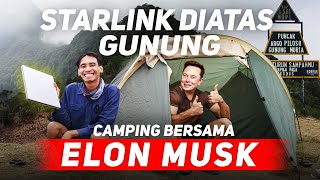 Internetan Berkecepatan tinggi di Atas Gunung Dengan STARLINK  Argopiloso [upl. by Llered811]